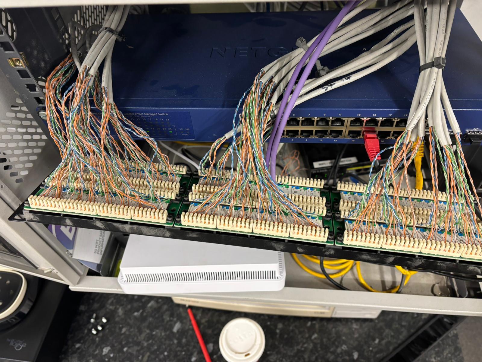Poor cabling termination